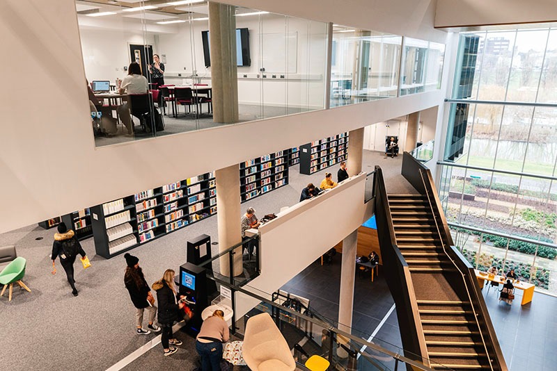 University library interior