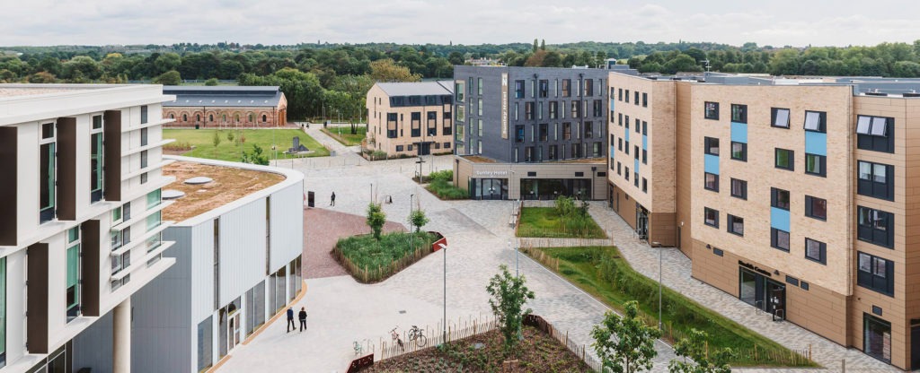 Student residences on campus