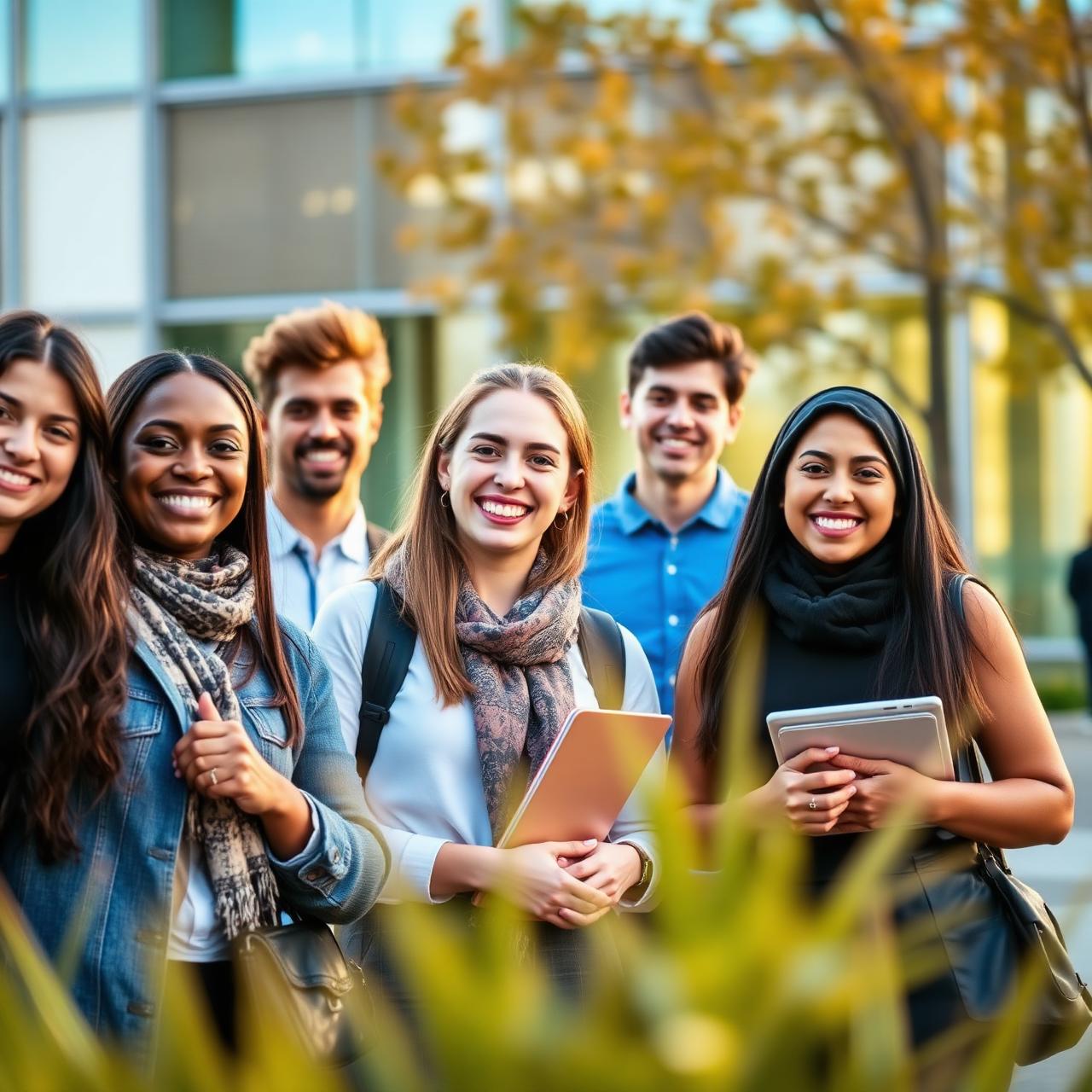 International students at the University of Northampton